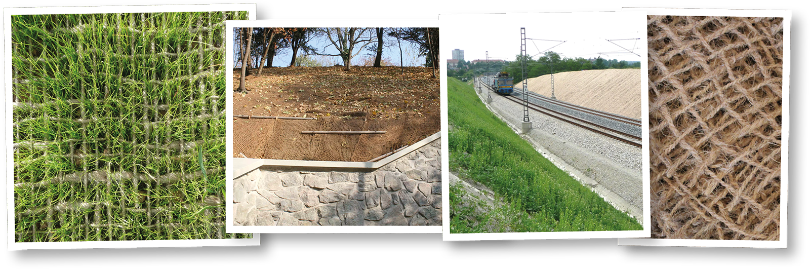 Bilder von Erionsschutzmatten und deren Anwendung